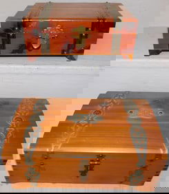 Two Cedar Dresser Boxes