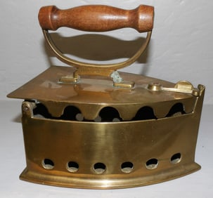 Antique Brass Coal Iron