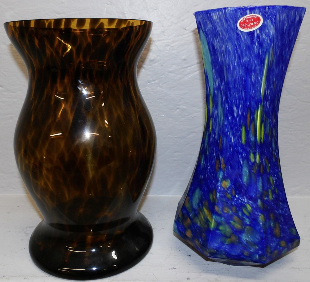 Two Art Glass Vases - One Murano (1 of 4)