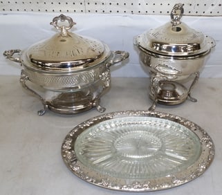 Three Silver Plate Items