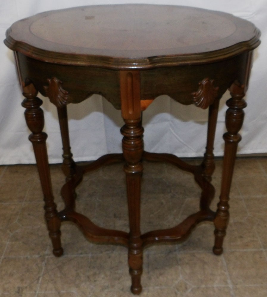 Antique Walnut Center Table (1 of 2)