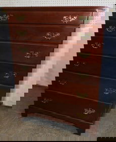 Cherry Bench Made Six Drawer Chest