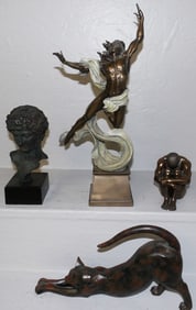 Lot Resin Sculptures