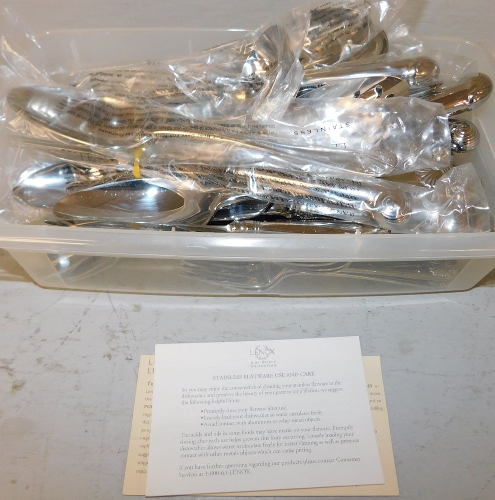 Lot Lenox Stainless Steel Flat Ware (1 of 5)