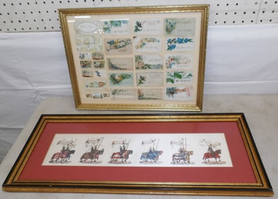 Framed Print & Framed Victorian Cards