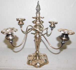 Silver Plate Candelabra