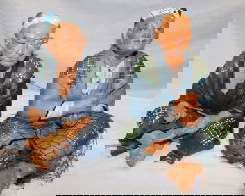 Two Oriental Porcelain Figurines