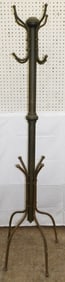 Antique Brass Hat Rack