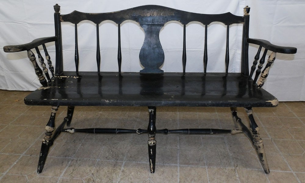 Painted Wood Bench (1 of 3)