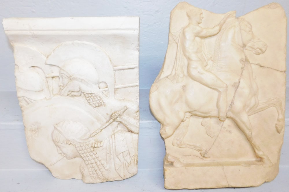 Two Ceramic Hanging Wall Plaques (1 of 3)