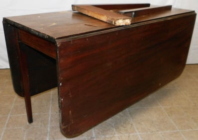 19th C Mahogany Dining Table - As Is