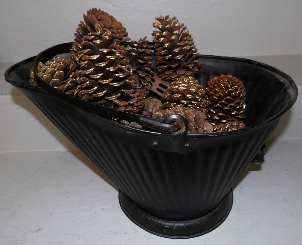 Painted Coal Bucket (1 of 4)