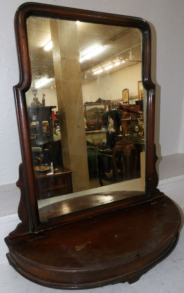 Walnut Dressing Mirror (1 of 4)