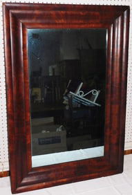 Antique Mahogany Ogee Mirror