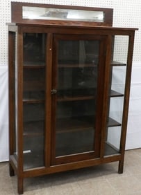 Antique Oak China Cabinet