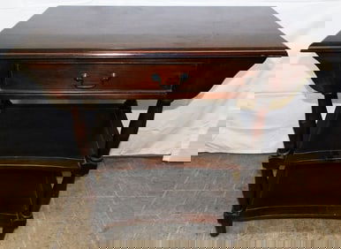 Mahogany Three Tier One Drawer Console