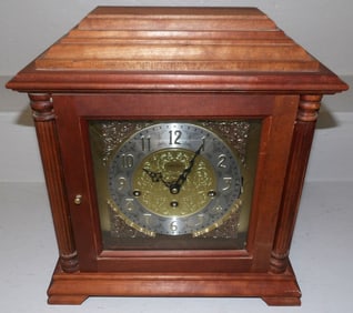 Cherry Shelf Clock By Emperor