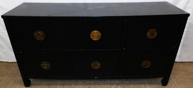 Modern Six Drawer Credenza