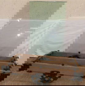 Trolly Coffee Table With Glass Top