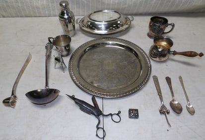 Lot Silver Plate Items