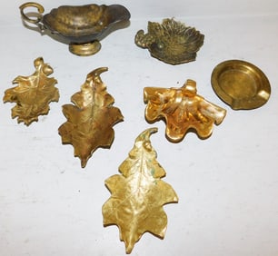 Lot Brass Trays