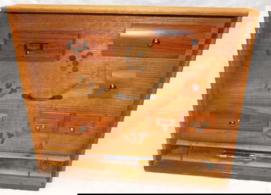 Hanging Mid Century Desk Drawer Office Wall Art