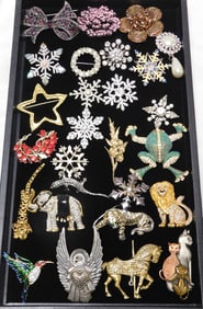 Lot 27 Costume Jewelry Pins