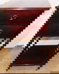 Cherry Two Drawer Stand by Bombay