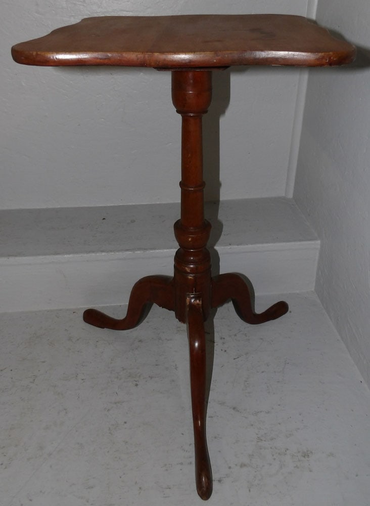 19th Century Cherry Candlestand  (1 of 3)