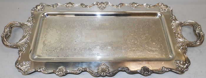 Silverplated Serving Tray