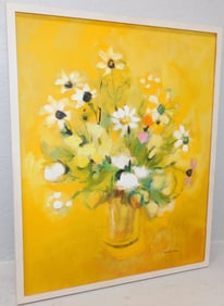 Framed Oil on Canvas Still Life Artist Signed