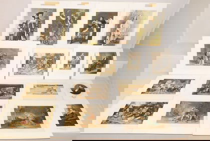 Lot of Unframed Hand Colored Engravings