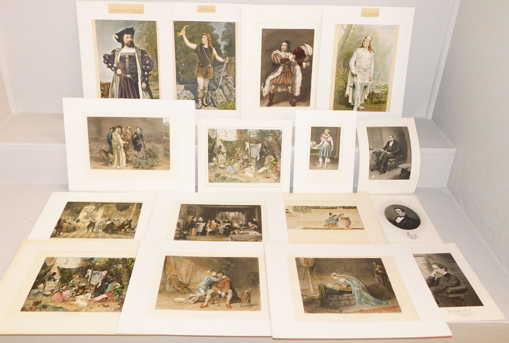 Lot of Unframed Hand Colored Engravings (1 of 20)