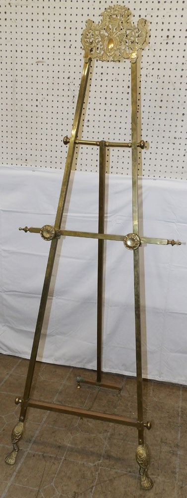 Antique Brass Easel  (1 of 5)