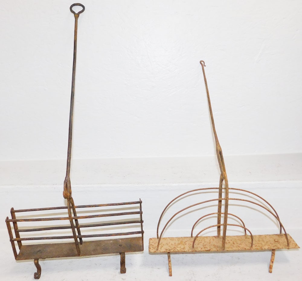 Two 19th Century Forged Iron Toast Racks (1 of 3)