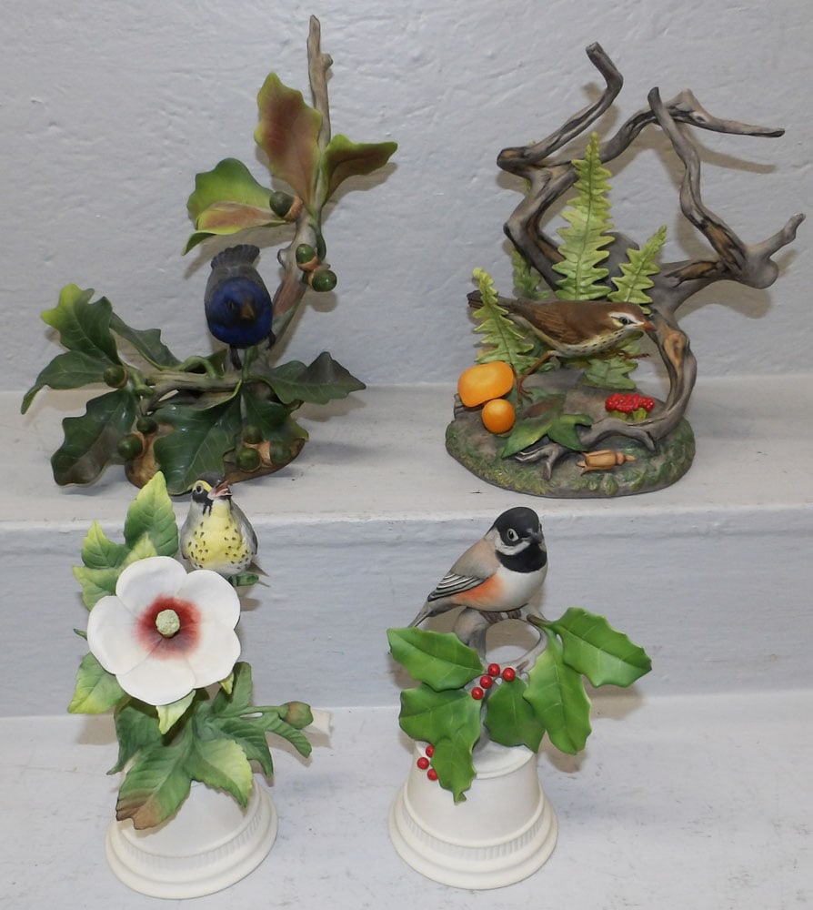Four Boehm Bird Figurines (1 of 10)