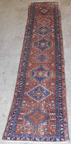 2' 8" x 10' 3" Antique Hand Made Oriental Rug
