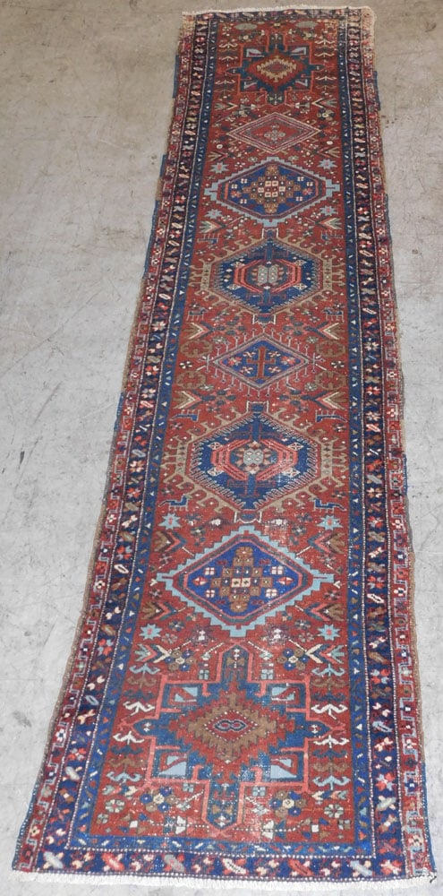 2' 8" x 10' 3" Antique Hand Made Oriental Rug (1 of 8)