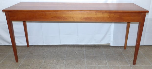 Cherry Tapered Leg Console by Harden