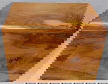 Burl Walnut Dovetailed Box with Lid