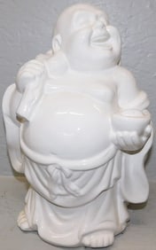 Porcelain Smiling Buddha