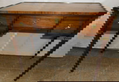 Rosewood & Bronze Mounted Ladies Dressing Vanity by Baker