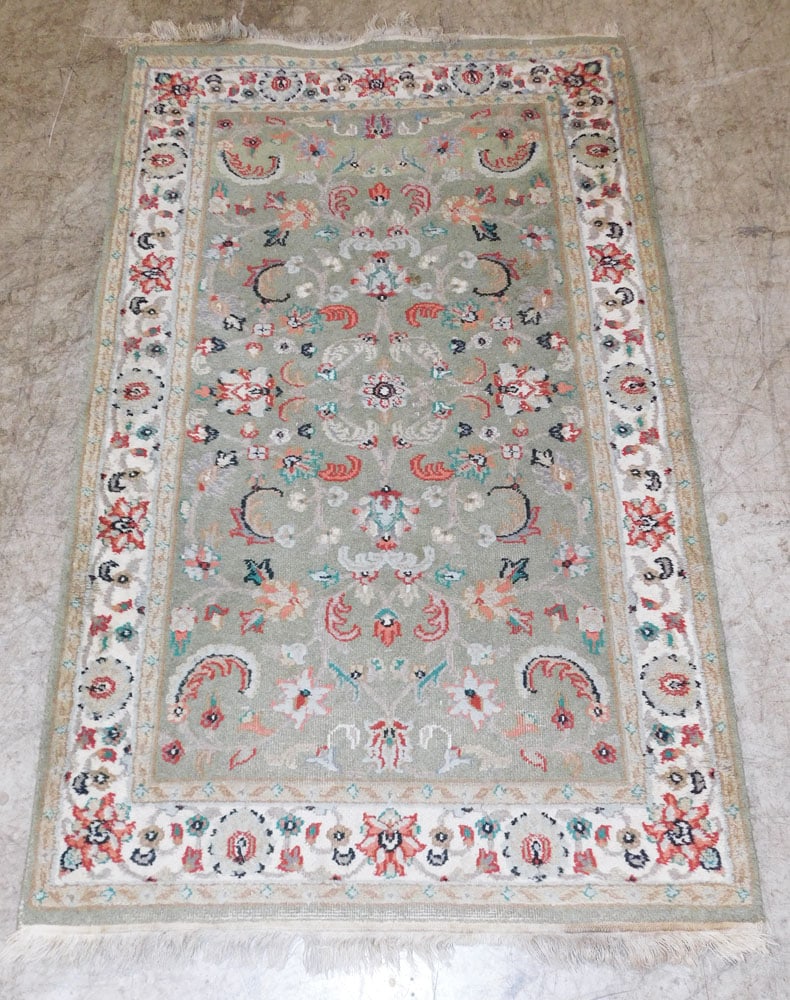 3' x 5' 2" Hand Made Oriental Rug  (1 of 6)