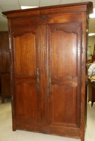 19th Century Oak French Provincial Wardrobe