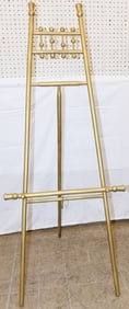 Antique Painted Wood Stick And Ball Easel
