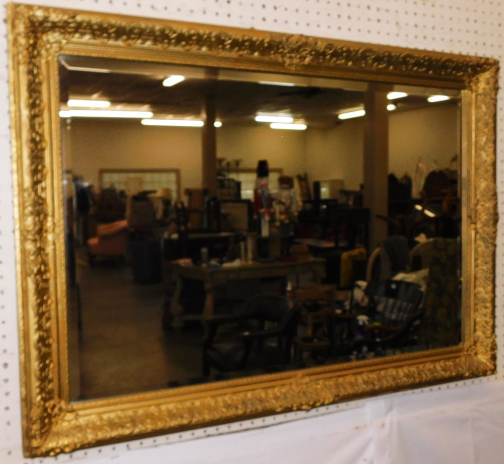 Ornate Gilded Framed Mirror (1 of 4)