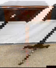 Mahogany One Drawer Stand