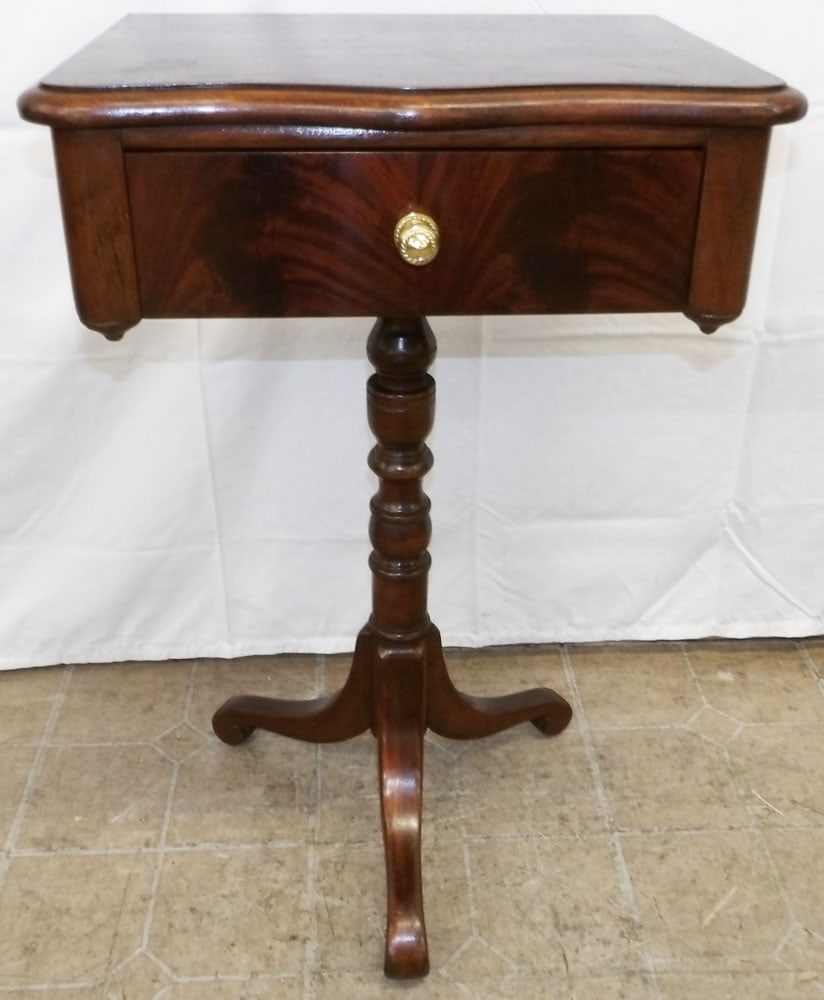 Mahogany One Drawer Stand (1 of 6)