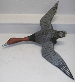 Large Painted Carved Bird Decoy Wall Hanging