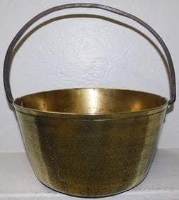 Antique Cast Brass Jelly Bucket